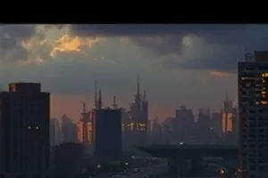 退潮之后剧照，退潮后的滩涂与被遗弃的木船